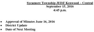 Icon of JEDZ Central Agenda 9-15-2016