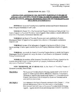 Icon of Resolution 2013-03