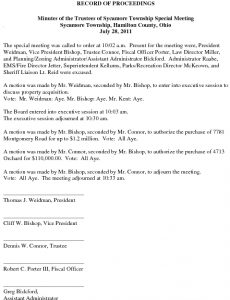 Icon of Special Workshop Minutes 07 28 2011