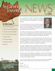 Icon of Fall 2015 Newsletter