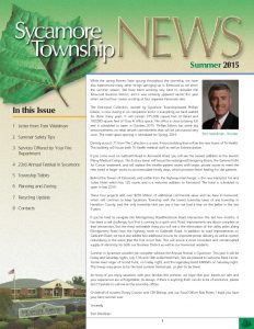 Icon of Summer 2015 Newsletter