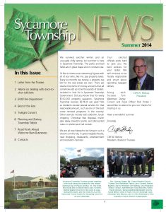Icon of Summer 2014 Newsletter