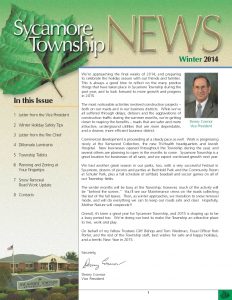 Icon of Winter 2014 Newsletter