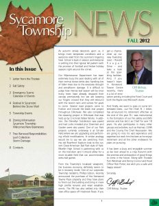 Icon of Fall 2012 Newsletter