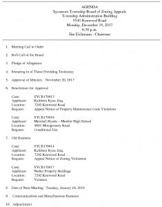 Icon of 12-18-17 Agenda