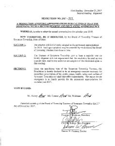 Icon of Resolution 2017-157