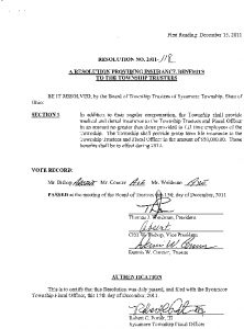 Icon of Resolution 2011-118