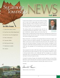 Icon of Fall 2019 Newsletter