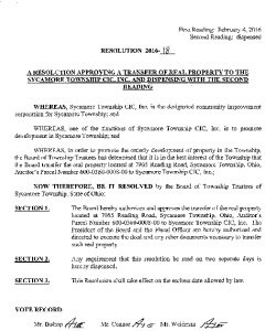 Icon of Resolution 2016-18