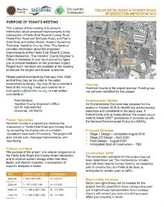 Icon of Fields Ertel Road & Conrey Road Intersection Improvements
