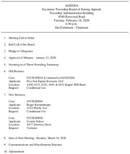 Icon of 02-18-20 BZA Agenda