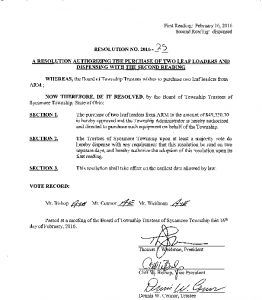 Icon of Resolution 2016-25