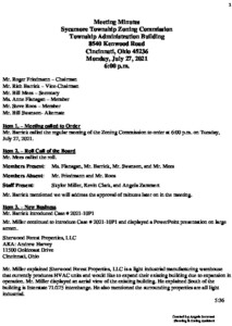 Icon of ZC 07 27 2021 Meeting Minutes