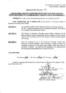 Icon of Resolution 2016-161