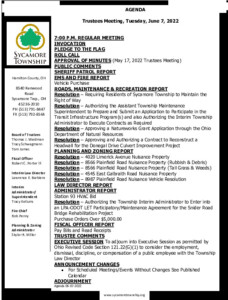 Icon of Trustee Meeting Agenda 06 07 2022