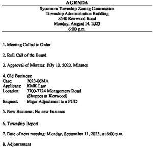 Icon of 08-14-2023 Zoning Commission Agenda