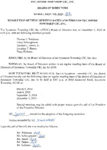 Icon of CIC Resolution 2023-02