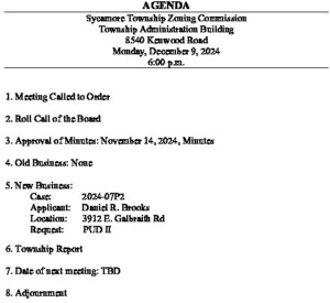 Icon of 12-09-2024 Zoning Commission Agenda