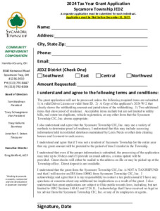Icon of 2024 Tax Year CIC Grant Application And Instructions