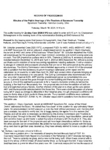 Icon of 03 18 2025 Public Hearing Minutes Case 2025-01P2