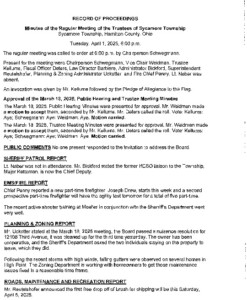 Icon of Record Of Proceedings 04 01 2025