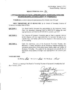 Icon of Resolution 2014-01