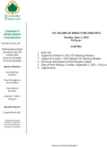 Icon of CIC Meeting Agenda 06 03 2025