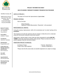 Icon of Asphalt Rejuvenation Project Information Sheet