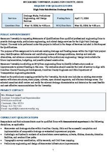 Icon of High Point Drainage Project RFQ Final