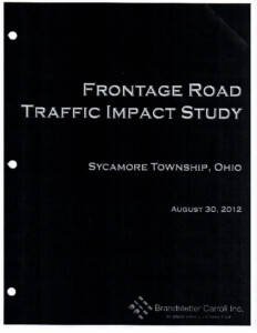 Icon of Frontage Road Traffic Study (Brandstetter & Carroll)