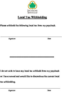 Icon of Local Tax Withholding Options
