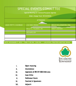 Icon of SYC SEC SPECIAL MEETING AGENDA 11-07-22