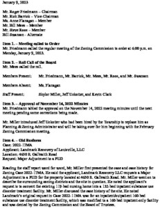 Icon of 01 09 2023 Zoning Commission Meeting Minutes