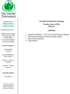 Icon of CIC Meeting Agenda 06 06 2023