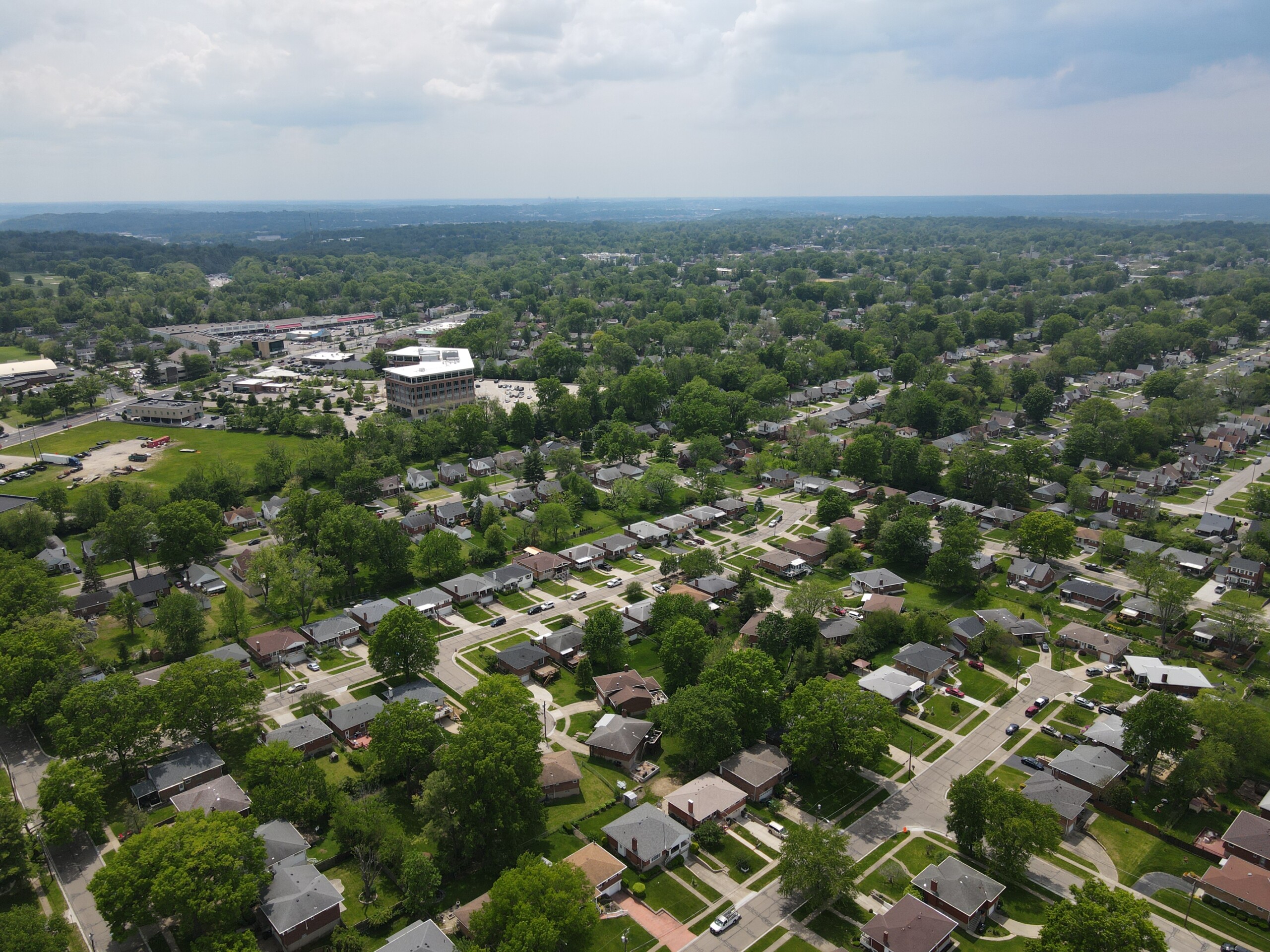 aerial photo of Sycamore Township