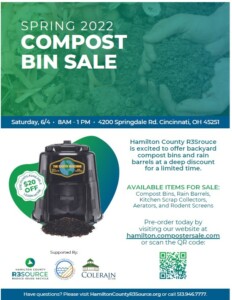 Compost Bin Sale Flyer