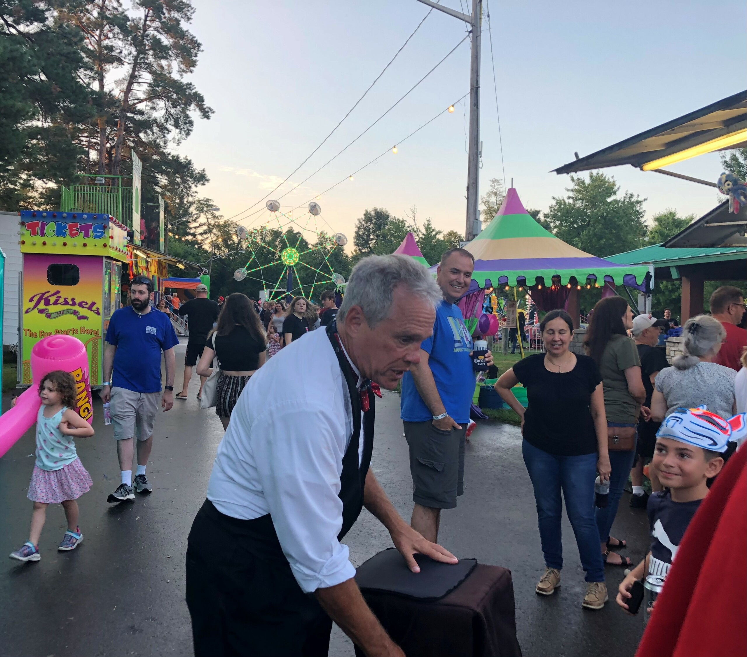 Magician at Festival in Sycamore