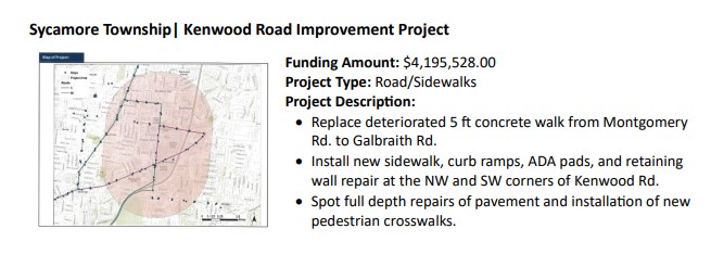 Kenwood Road MTIF Grant Project Details