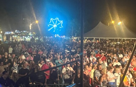 Crowd at Festival in Sycamore