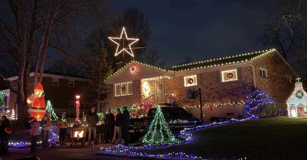 1st place 2025 3954 Tramore Dr 1st Place Luminaria Winner Tramore Drive