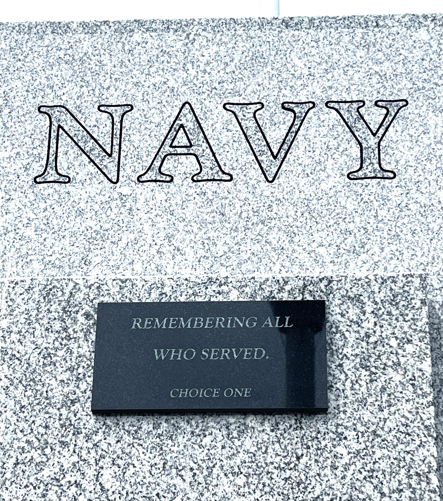Commemorative plaque